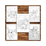Carti si Birotica - Carti - Carti pentru copii - Carti de colorat - Carte de colorat antistres , 50 de ilustratii Pokemon - Volumul II, 106 pagini, A5 - Infinity.ro