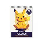 Carti si Birotica - Carti - Carti pentru copii - Carti de colorat - Carte de colorat antistres , 50 de ilustratii Pokemon - Volumul II, 106 pagini, A5 - Infinity.ro