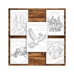 Carti si Birotica - Carti - Carti pentru copii - Carti de colorat - Carte de colorat antistres , 50 de ilustratii Pokemon - Volumul II, 106 pagini, A5 - Infinity.ro