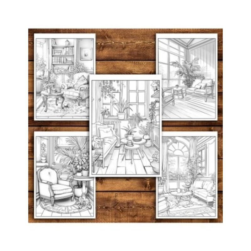 Carti si Birotica - Carti - Carti pentru copii - Carti de colorat - Carte de colorat antistres , 50 de ilustratii Spatii de Relaxare, 106 pagini, A5 - Infinity.ro
