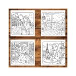Carti si Birotica - Carti - Carti pentru copii - Carti de colorat - Carte de colorat antistres , 50 de ilustratii Strong Girl Life - Volumul I, 106 pagini, A5 - Infinity.ro