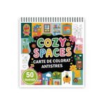 Carti si Birotica - Carti - Carti pentru copii - Carti de colorat - Carte de colorat antistres , 50 de ilustratii Spatii Cozy, 106 pagini, A5 - Infinity.ro