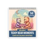 Carti si Birotica - Carti - Carti pentru copii - Carti de colorat - Carte de colorat antistres , 50 de ilustratii Teddy Bear Moments - Volumul I, 106 pagini, A5 - Infinity.ro