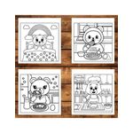 Carti si Birotica - Carti - Carti pentru copii - Carti de colorat - Carte de colorat antistres , 50 de ilustratii Teddy Bear Moments - Volumul II, 106 pagini, A5 - Infinity.ro