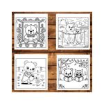 Carti si Birotica - Carti - Carti pentru copii - Carti de colorat - Carte de colorat antistres , 50 de ilustratii Teddy Bear Moments - Volumul II, 106 pagini, A5 - Infinity.ro