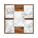 Carti si Birotica - Carti - Carti pentru copii - Carti de colorat - Carte de colorat antistres , 50 de ilustratii Taramul Iernii - Volumul I, 106 pagini, A5 - Infinity.ro
