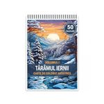 Carti si Birotica - Carti - Carti pentru copii - Carti de colorat - Carte de colorat antistres , 50 de ilustratii Taramul Iernii - Volumul I, 106 pagini, A5 - Infinity.ro
