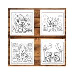 Carti si Birotica - Carti - Carti pentru copii - Carti de colorat - Carte de colorat antistres , 50 de ilustratii Teddy Bear Moments - Volumul I, 106 pagini, A5 - Infinity.ro
