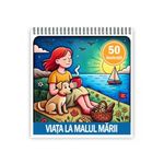 Carti si Birotica - Carti - Carti pentru copii - Carti de colorat - Carte de colorat antistres , 50 de ilustratii Viata la Malul Marii, 106 pagini, A5 - Infinity.ro