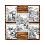 Carti si Birotica - Carti - Carti pentru copii - Carti de colorat - Carte de colorat antistres , 50 de ilustratii Vestul Salbatic, 106 pagini, A5 - Infinity.ro
