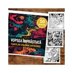 Carti si Birotica - Carti - Carti pentru copii - Carti de colorat - Carte de colorat antistres , 50 de ilustratii Vopsea Imprastiata, 106 pagini, A5 - Infinity.ro