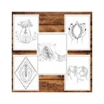 Carti si Birotica - Carti - Carti pentru copii - Carti de colorat - Carte de colorat antistres , 50 de ilustratii Vulva, 106 pagini, A5 - Infinity.ro