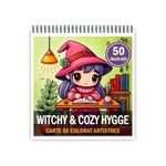 Carti si Birotica - Carti - Carti pentru copii - Carti de colorat - Carte de colorat antistres , 50 de ilustratii Witchy Cozy Hygge, 106 pagini, A5 - Infinity.ro