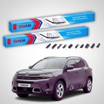 Auto si Moto - Intretinere auto - Stergatoare - Stergatoare Citroën C5 Aircross SUV 2017-prezent | Set Fata Flat Premium – TeamCar® - Infinity.ro