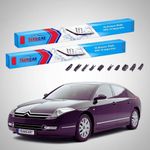 Auto si Moto - Intretinere auto - Stergatoare - Stergatoare Citroën C6 TD Sedan 2005-2012 | Set Fata Flat Premium – TeamCar® - Infinity.ro