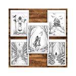 Carti si Birotica - Carti - Carti pentru copii - Carti de colorat - Carte de colorat antistres , 50 de ilustratiiSpooky Halloween, 106 pagini, A5 - Infinity.ro