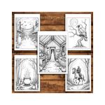 Carti si Birotica - Carti - Carti pentru copii - Carti de colorat - Carte de colorat antistres , 50 de ilustratiiSpooky Halloween, 106 pagini, A5 - Infinity.ro