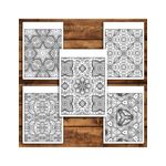 Carti si Birotica - Carti - Carti pentru copii - Carti de colorat - Carte de colorat antistres, 40 de ilustratii Mandala Abstracte, A5 - Infinity.ro