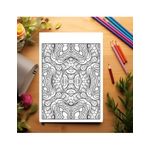 Carti si Birotica - Carti - Carti pentru copii - Carti de colorat - Carte de colorat antistres, 40 de ilustratii Mandala Abstracte, A5 - Infinity.ro