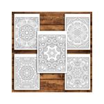 Carti si Birotica - Carti - Carti pentru copii - Carti de colorat - Carte de colorat antistres, 35 de ilustratii Tipare Zentangle, A5 - Infinity.ro