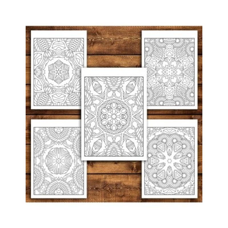 Carti si Birotica - Carti - Carti pentru copii - Carti de colorat - Carte de colorat antistres, 35 de ilustratii Tipare Zentangle, A5 - Infinity.ro