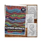Carti si Birotica - Carti - Carti pentru copii - Carti de colorat - Carte de colorat antistres, 40 de ilustratii Ilustratii Abstracte, A5 - Infinity.ro