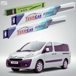 Auto si Moto - Intretinere auto - Stergatoare - Stergatoare Citroën Jumpy II G9 2007-prezent 2-Doors | Set Fata si Spate Hibrid – TeamCar® - Infinity.ro