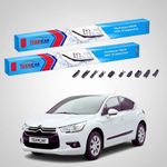 Auto si Moto - Intretinere auto - Stergatoare - Stergatoare Citroën DS4 NX_ Hatchback 2011-2015 | Set Fata Flat Premium – TeamCar® - Infinity.ro