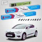 Auto si Moto - Intretinere auto - Stergatoare - Stergatoare Citroën DS 4 SNX Hatchback 2015-prezent | Set Fata si Spate Flat Premium – TeamCar® - Infinity.ro