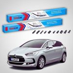 Auto si Moto - Intretinere auto - Stergatoare - Stergatoare Citroën DS 5 Hatchback 2011-2015 | Set Fata Flat Premium – TeamCar® - Infinity.ro