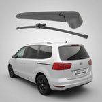 Auto si Moto - Intretinere auto - Stergatoare - Brat si Lamela Stergator Spate Seat Alhambra 710 711 (2010-2022) - 350mm, Mammooth MMT RAW 435 - Infinity.ro