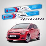 Auto si Moto - Intretinere auto - Stergatoare - Stergatoare Citroën C4 Picasso Gen 2 MPV 2013-prezent | Set Fata Flat Premium – TeamCar® - Infinity.ro