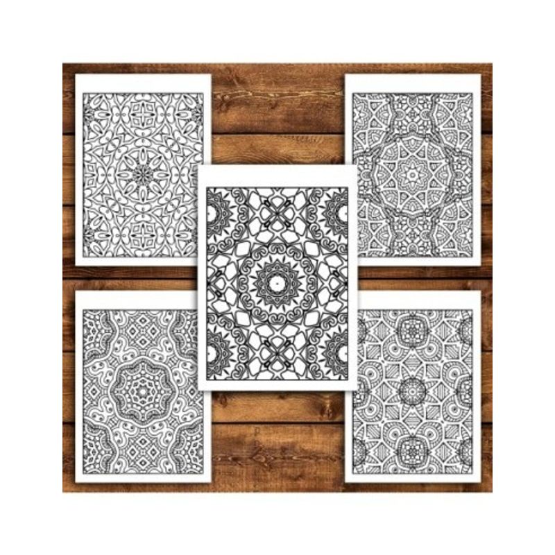 Carti si Birotica - Carti - Carti pentru copii - Carti de colorat - Carte de colorat antistres, 40 de ilustratii Tipare uimitoare, A5 - Infinity.ro