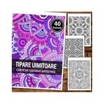 Carti si Birotica - Carti - Carti pentru copii - Carti de colorat - Carte de colorat antistres, 40 de ilustratii Tipare uimitoare, A5 - Infinity.ro