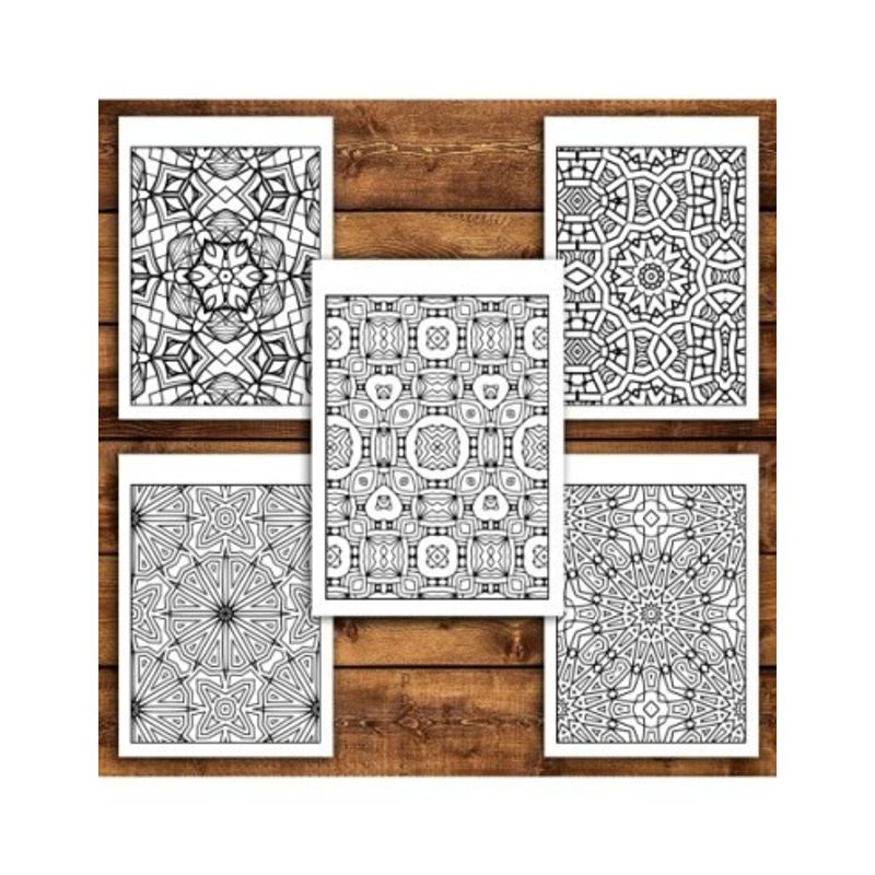 Carti si Birotica - Carti - Carti pentru copii - Carti de colorat - Carte de colorat antistres, 40 de ilustratii Tipare uimitoare, A5 - Infinity.ro