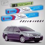 Auto si Moto - Intretinere auto - Stergatoare - Stergatoare Citroën C5 Break Gen 2 (RE) Estate 2004-2008 | Set Fata si Spate Flat Premium – TeamCar® - Infinity.ro
