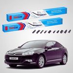 Auto si Moto - Intretinere auto - Stergatoare - Stergatoare Citroën C5 X7 Sedan 2008-prezent | Set Fata Flat Premium – TeamCar® - Infinity.ro