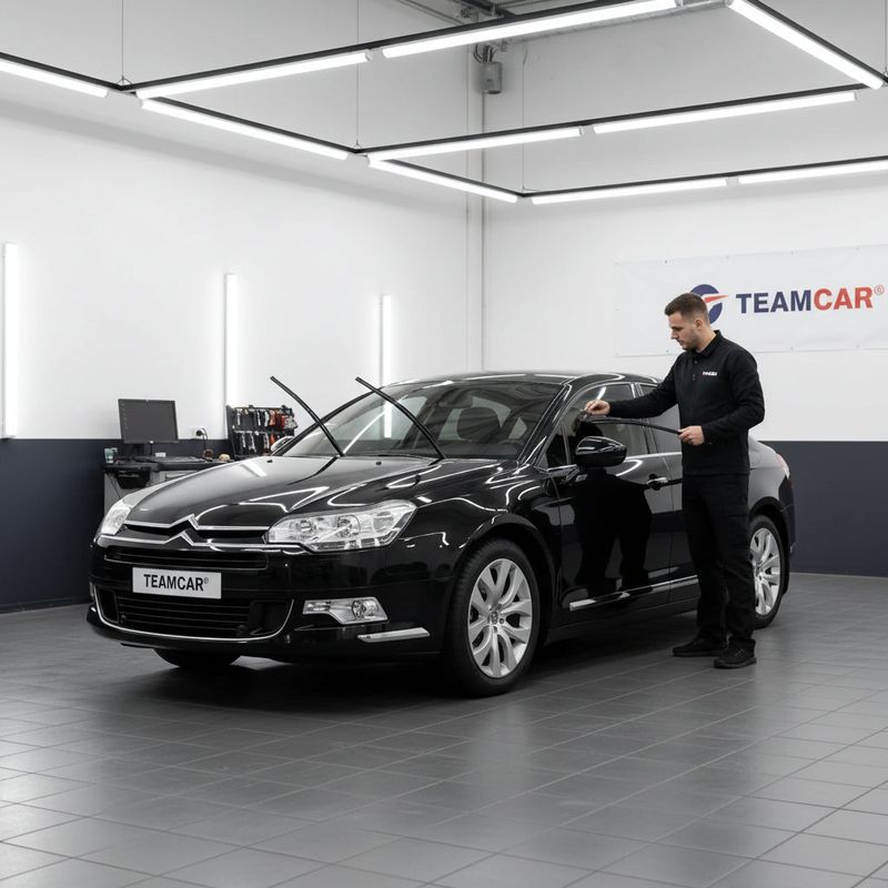 Auto si Moto - Intretinere auto - Stergatoare - Stergatoare Citroën C5 X7 Sedan 2008-prezent | Set Fata Flat Premium – TeamCar® - Infinity.ro