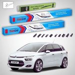 Auto si Moto - Intretinere auto - Stergatoare - Stergatoare Citroën C4 Grand Picasso Gen II (B78) 2013-prezent | Set Fata si Spate Flat Premium – TeamCar® - Infinity.ro