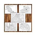 Carti si Birotica - Carti - Carti pentru copii - Carti de colorat - Carte de colorat antistres, 50 de ilustratii Animale Mandala - Editia Premium - Volumul II, A5 - Infinity.ro