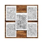 Carti si Birotica - Carti - Carti pentru copii - Carti de colorat - Carte de colorat antistres, 50 de ilustratii Armonie Florala - Volumul I, A5 - Infinity.ro