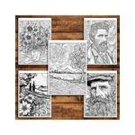 Carti si Birotica - Carti - Carti pentru copii - Carti de colorat - Carte de colorat antistres, 50 de ilustratii Inspiratii de la Van Gogh - Volumul II, A5 - Infinity.ro