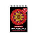 Carti si Birotica - Carti - Carti pentru copii - Carti de colorat - Carte de colorat antistres, 50 de ilustratii Mandale Florale - Editia Premium, A5 - Infinity.ro