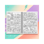 Carti si Birotica - Carti - Carti pentru copii - Carti de colorat - Carte de colorat cu benzi desenate pentru copii, Portalul Timpului, 5 povesti ilustrate, 56 pagini, A4 - Infinity.ro