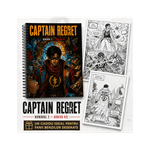 Carti si Birotica - Carti - Carti pentru copii - Carti de colorat - Carte de colorat cu benzi desenate, Captain Regret - Volumul II, 34 pagini, A4 - Infinity.ro