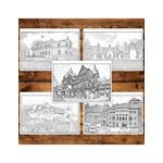 Carti si Birotica - Carti - Carti pentru copii - Carti de colorat - Carte de colorat Descopera Romania, 40 de ilustratii, 86 de pagini, A5 - Infinity.ro