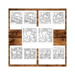 Carti si Birotica - Carti - Carti pentru copii - Carti de colorat - Carte de colorat Dual Vision, 40x2 ilustratii cu Cozy Date, 86 pagini, A5 - Infinity.ro