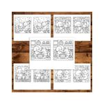Carti si Birotica - Carti - Carti pentru copii - Carti de colorat - Carte de colorat Dual Vision, 40x2 ilustratii cu Cozy Date, 86 pagini, A5 - Infinity.ro