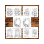 Carti si Birotica - Carti - Carti pentru copii - Carti de colorat - Carte de colorat Dual Vision, 50x2 ilustratii cu Flori din Gradina, 106 pagini, A5 - Infinity.ro