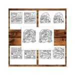 Carti si Birotica - Carti - Carti pentru copii - Carti de colorat - Carte de colorat Dual Vision, 41x2 ilustratii cu Coltisor Dragut, 88 pagini, A5 - Infinity.ro